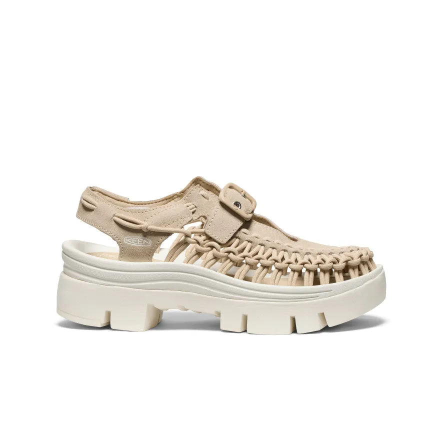 All Gender UNEEK PLT Mary Jane Sneaker  |  Safari/Star White KEEN