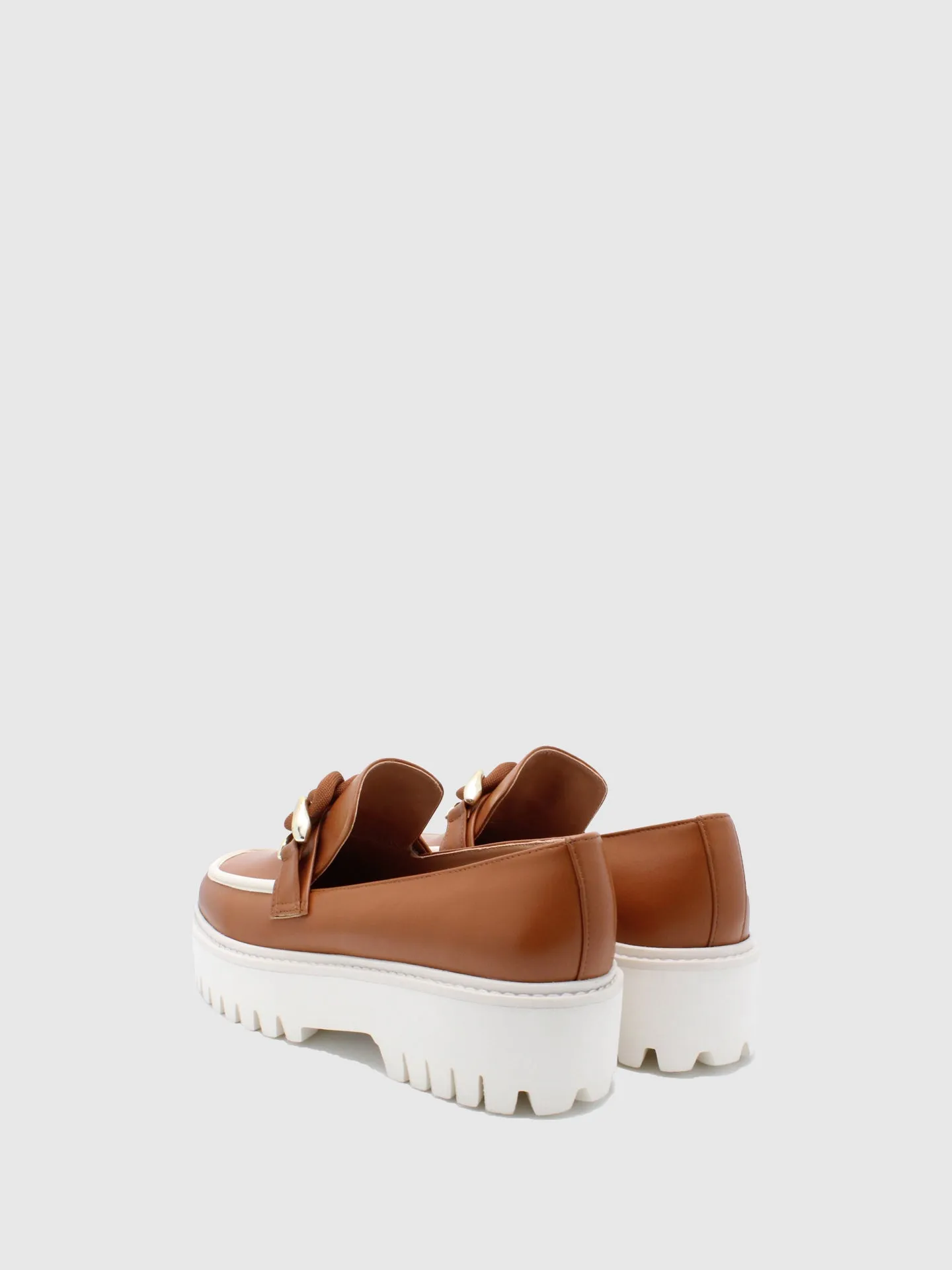 Appliqués Loafers Hunky Panky Camel/Off White