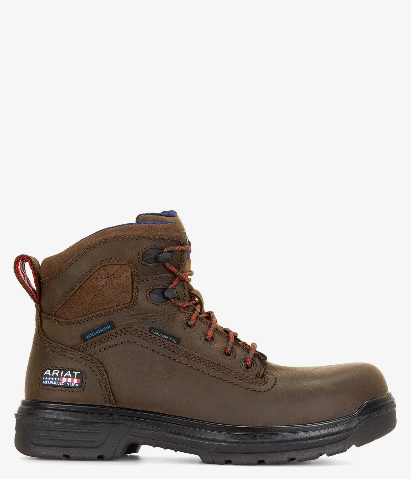 Ariat Turbo 6" USA Assembled Waterproof Carbon Toe Work Boot - Men