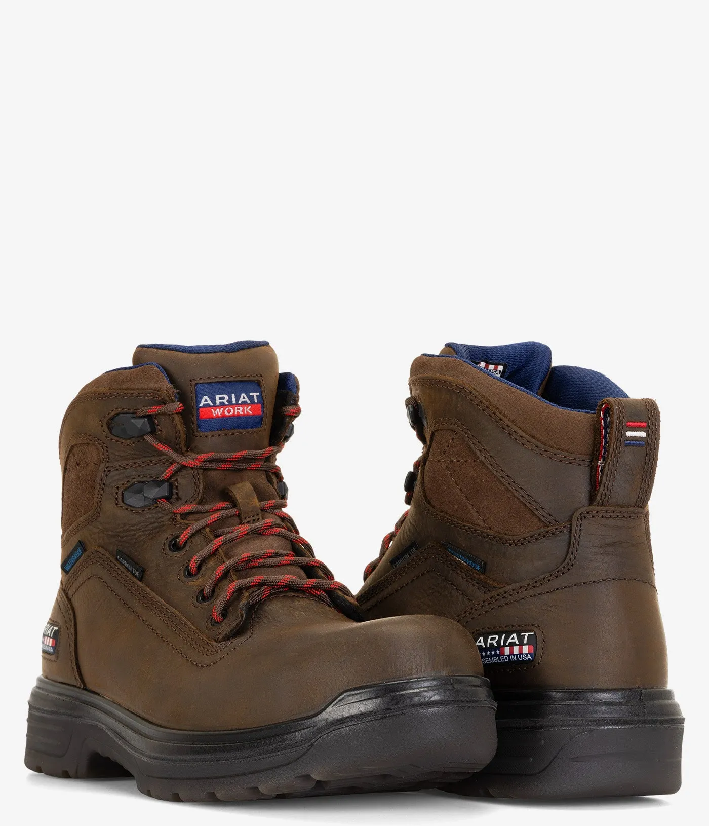 Ariat Turbo 6" USA Assembled Waterproof Carbon Toe Work Boot - Men