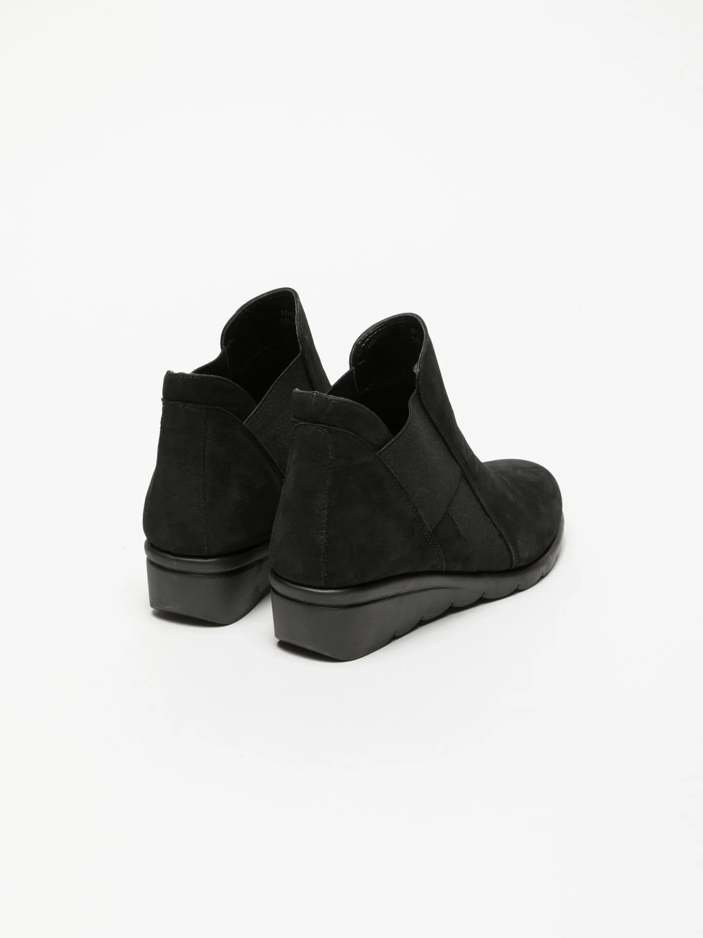 Black Elasticated Ankle Boots