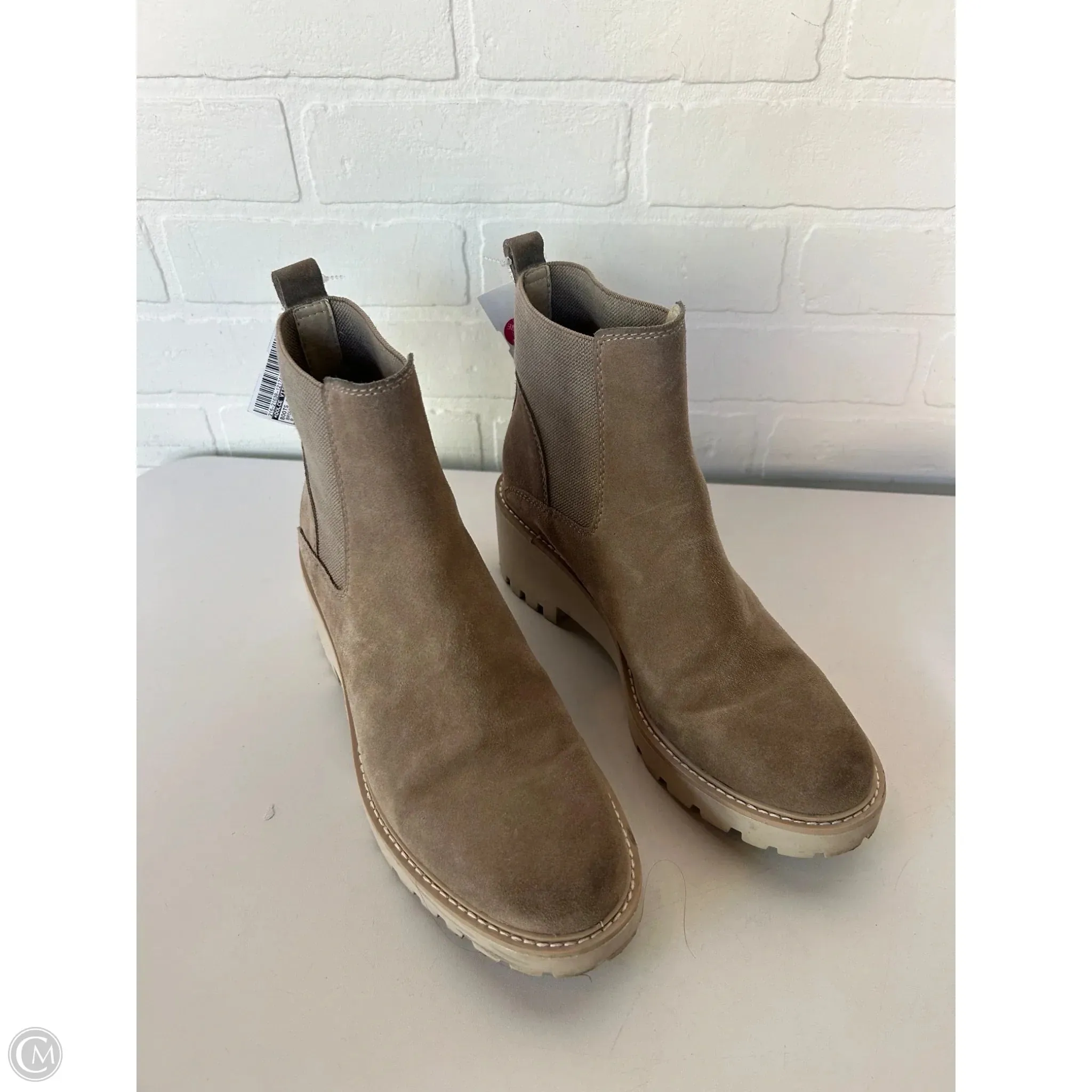 Boots Ankle Heels By Dolce Vita In Brown, Size: 8.5