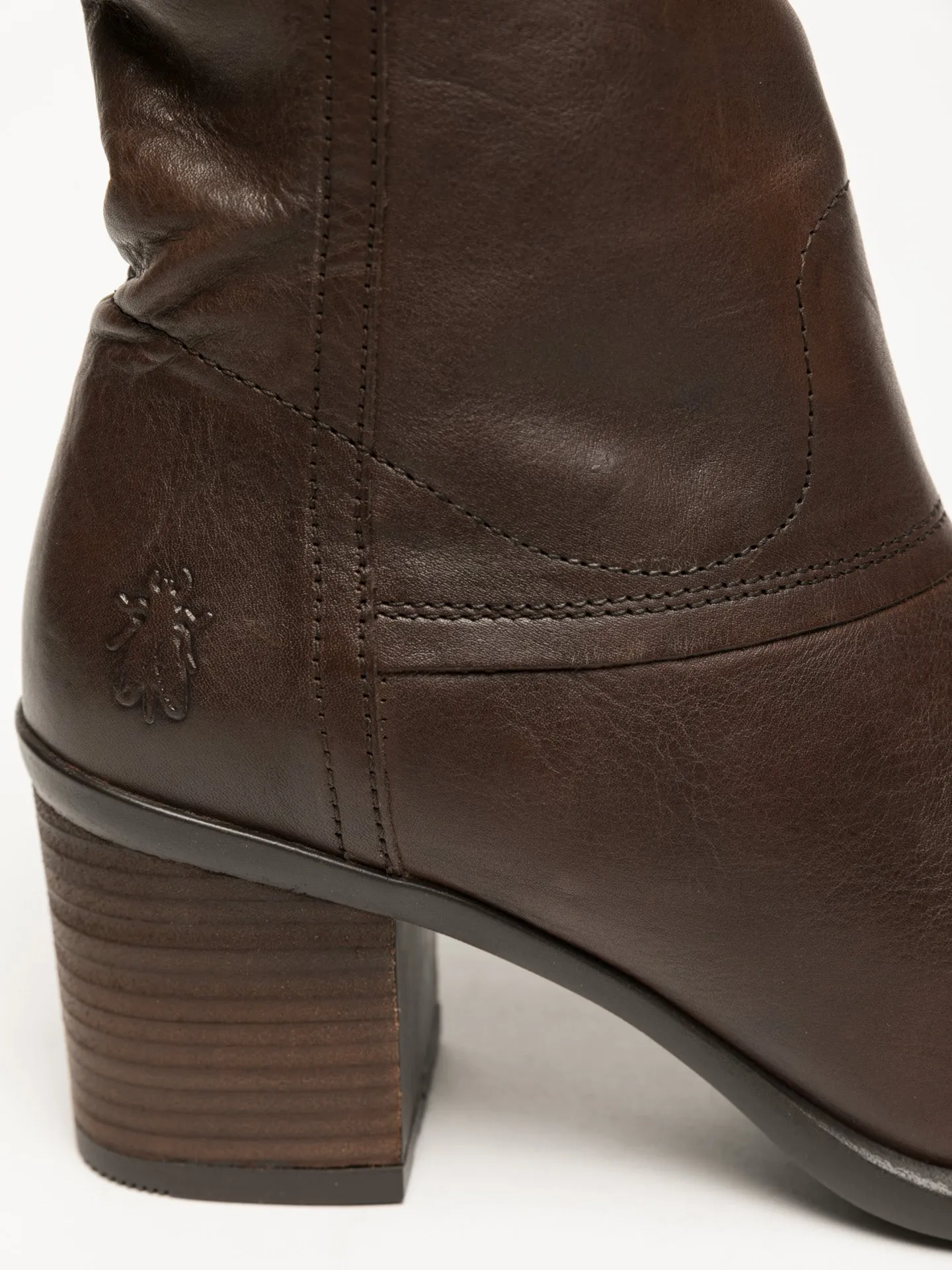 Brown Zip Up Ankle Boots