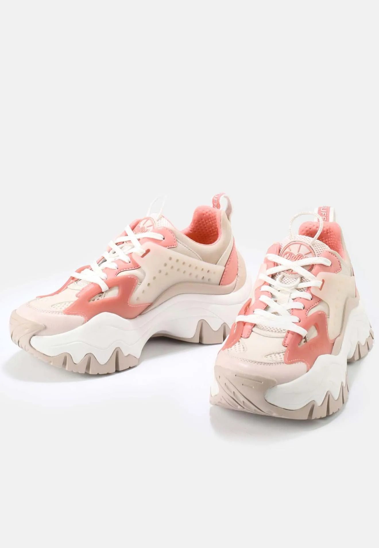 Buffalo - Trail One Cream/Rose - Girl Shoes