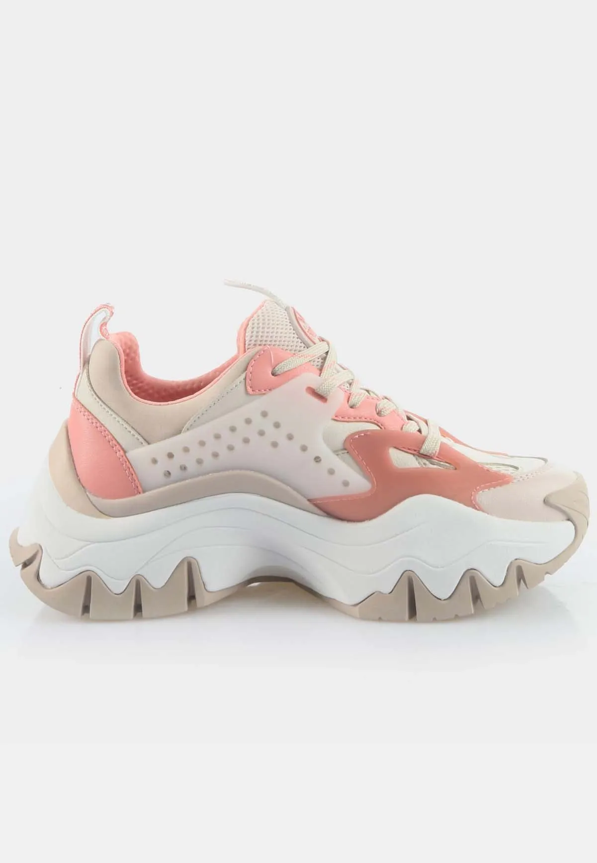 Buffalo - Trail One Cream/Rose - Girl Shoes