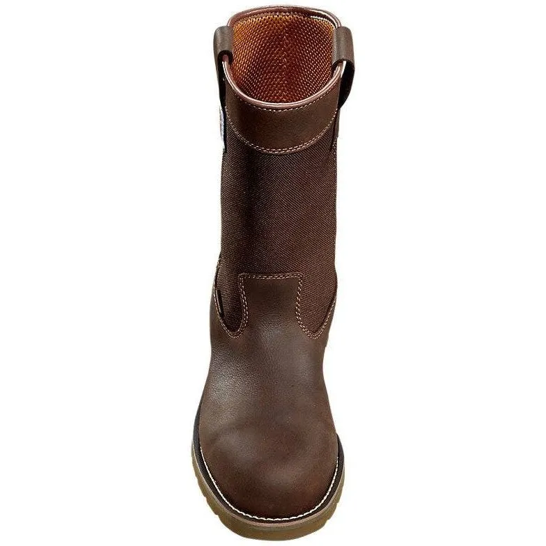 Carhartt Men's 10" Steel Toe Waterproof Wedge Wellington Work Boot -Brown- FW1230-M