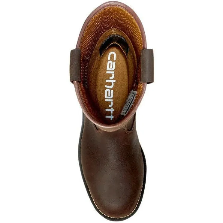 Carhartt Men's 10" Steel Toe Waterproof Wedge Wellington Work Boot -Brown- FW1230-M