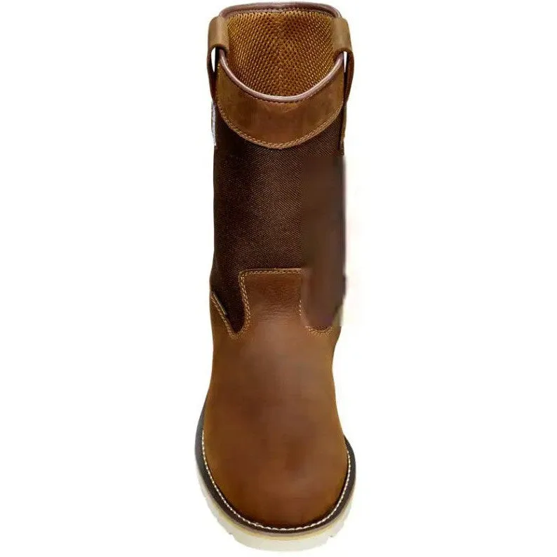 Carhartt Men's 10" Steel Toe Waterproof Wedge Wellington Work Boot -Brown- FW1232-M