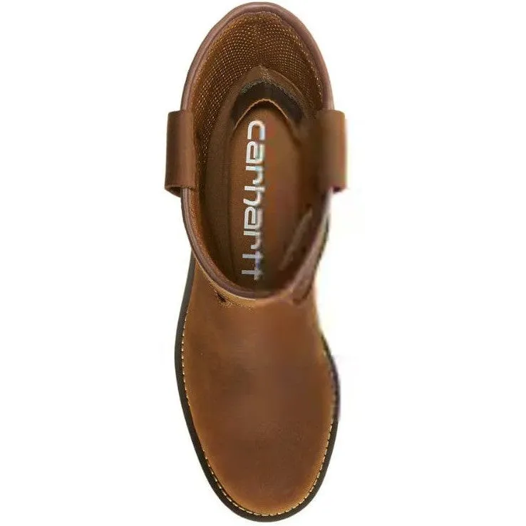 Carhartt Men's 10" Steel Toe Waterproof Wedge Wellington Work Boot -Brown- FW1232-M