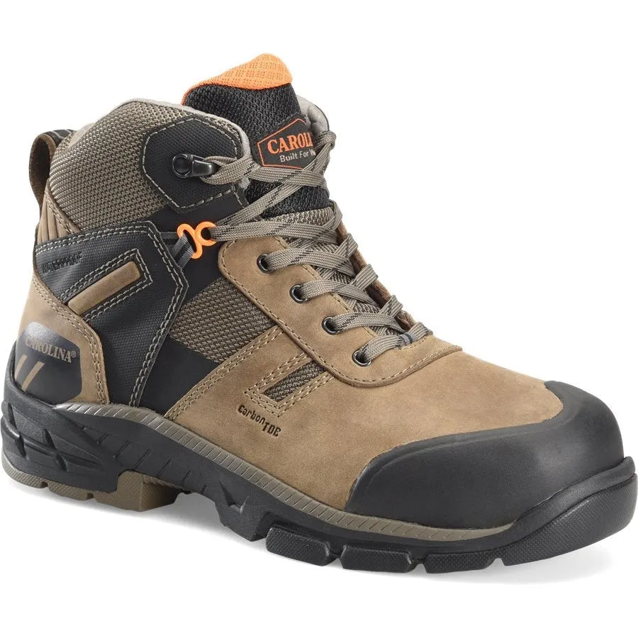 Carolina Men's Duke 5" Waterproof Composite Toe Hiker Work Shoe -Brown- CA5548