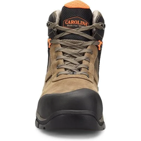 Carolina Men's Duke 5" Waterproof Composite Toe Hiker Work Shoe -Brown- CA5548