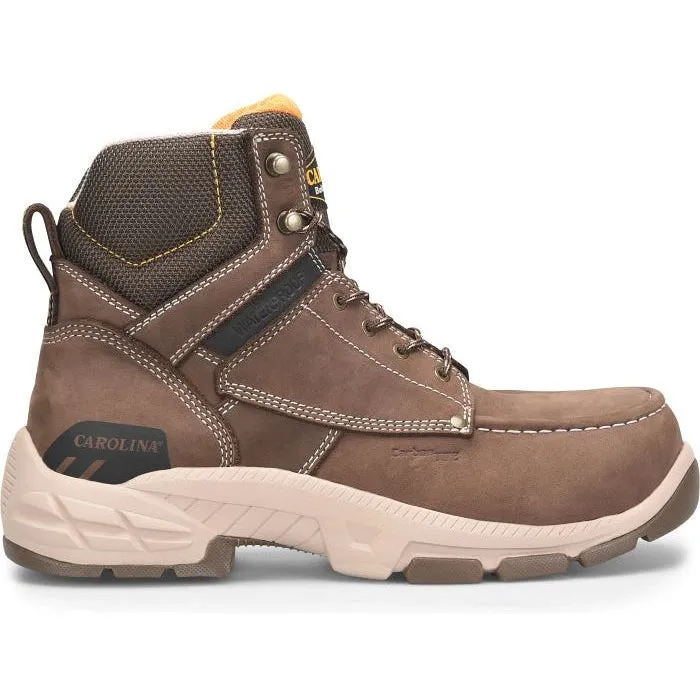 Carolina Men's Duke 6" Composite Waterproof Slip Resistant Work Boot -Brown- CA5544