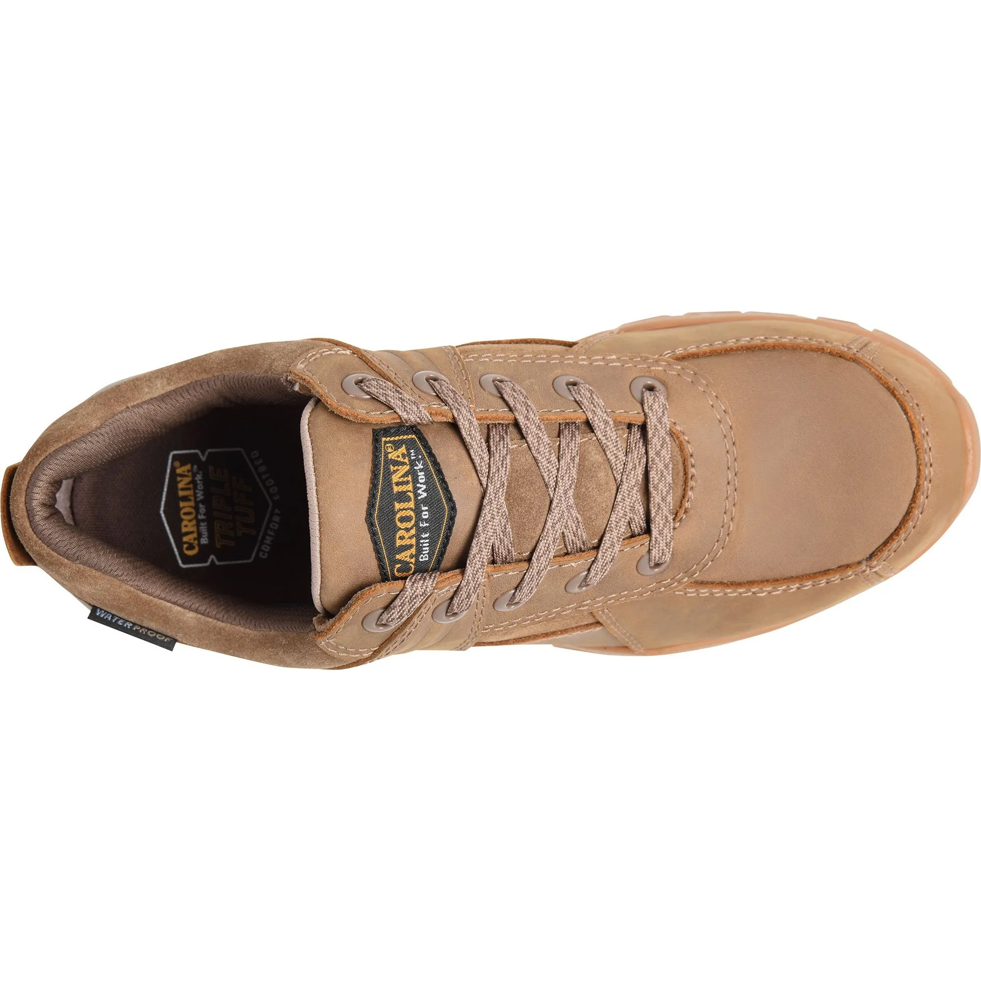 Carolina Men's Force Waterproof Composite Toe Oxford Work Shoe - Brown - CA5591