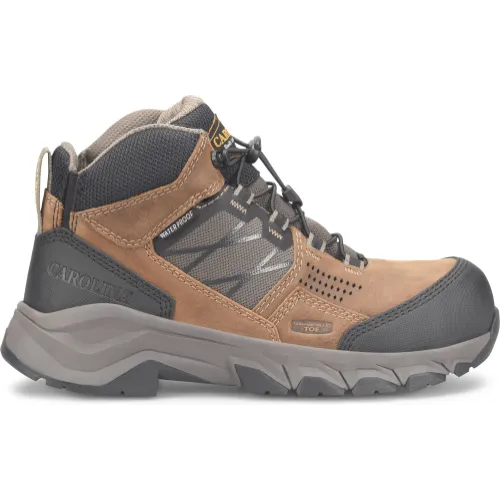 Carolina Men's Ironhide Composite Toe Waterproof Slip Resistant Hiker Work Boot -Tan- CA5553