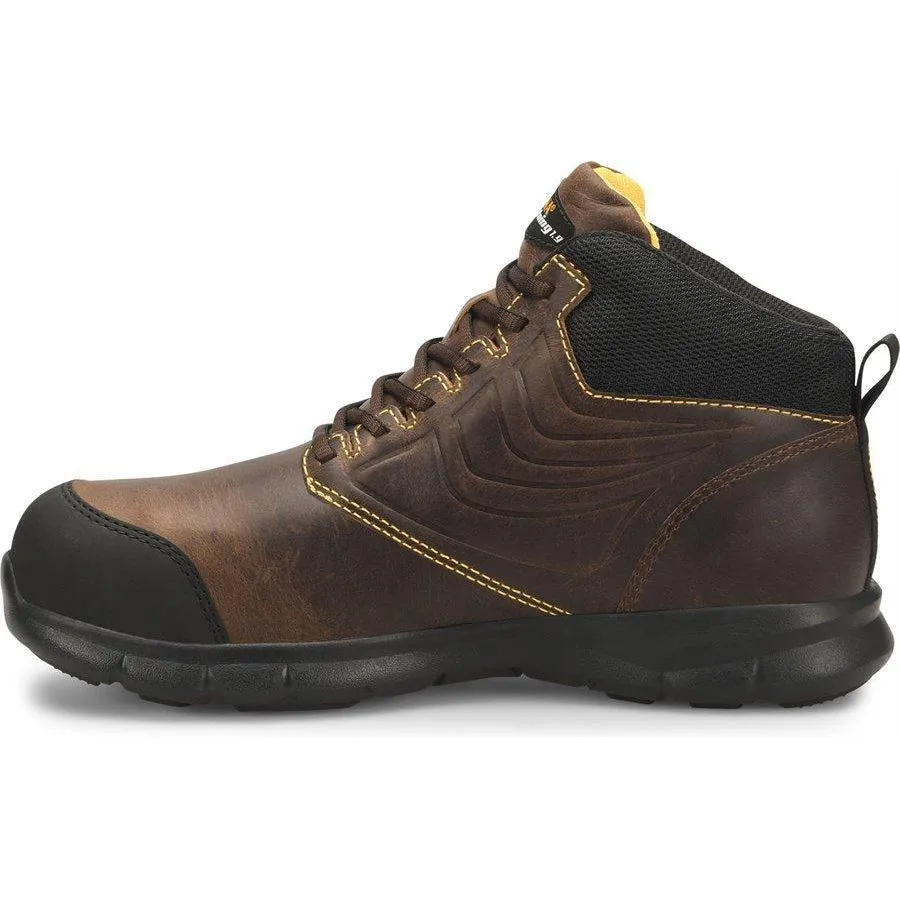Carolina Men's Lytning 1.9 Composite Toe Waterproof MG Lightweight Work Shoe - Brown- CA1907