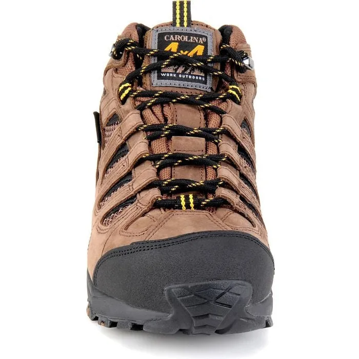 Carolina Men's Quad 5" Carbon Composite Toe Waterproof Hiker Work Boot -Brown- CA4525