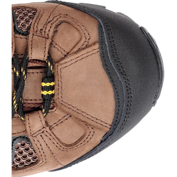 Carolina Men's Quad 5" Carbon Composite Toe Waterproof Hiker Work Boot -Brown- CA4525