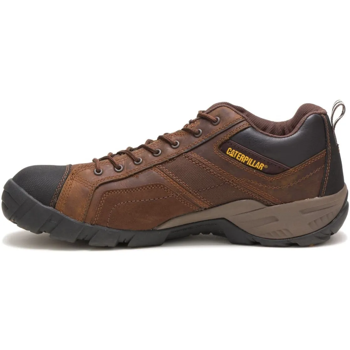 CAT Men's Argon Composite Toe Work Shoe - Dark Brown - P89957