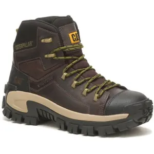CAT Men's Invader Composite Toe Waterproof Hiker Work Boot -Coffee- P91541