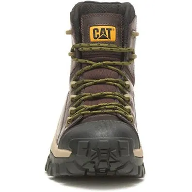 CAT Men's Invader Composite Toe Waterproof Hiker Work Boot -Coffee- P91541
