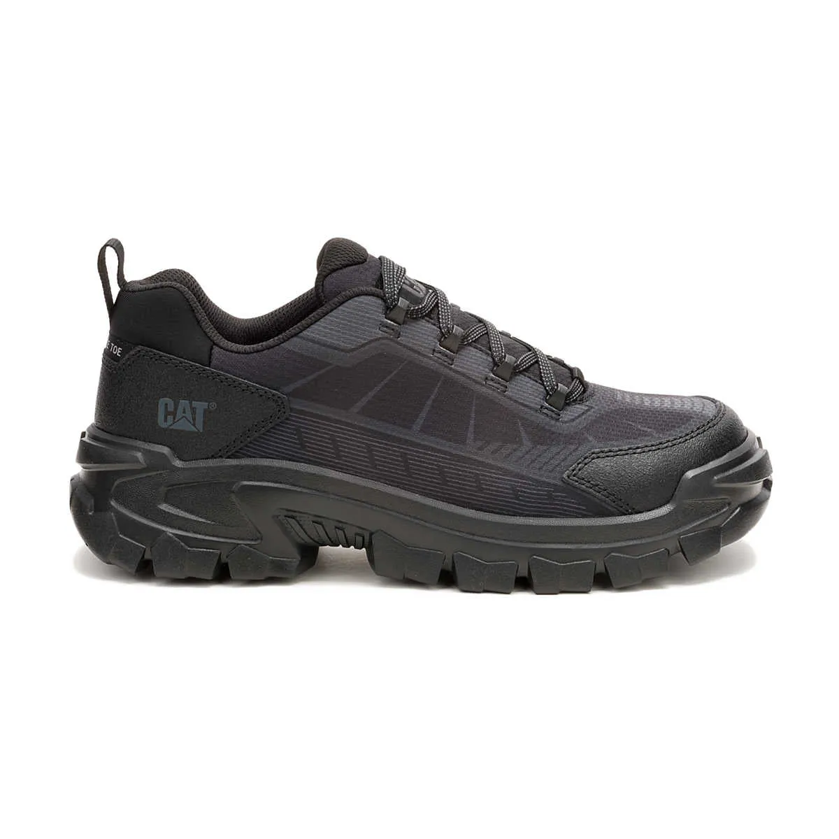 Cat Men's Invader Sport Lo Composite Toe Mesh Work Shoe - Black - P91766