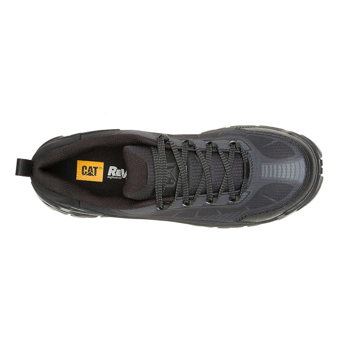 Cat Men's Invader Sport Lo Composite Toe Mesh Work Shoe - Black - P91766