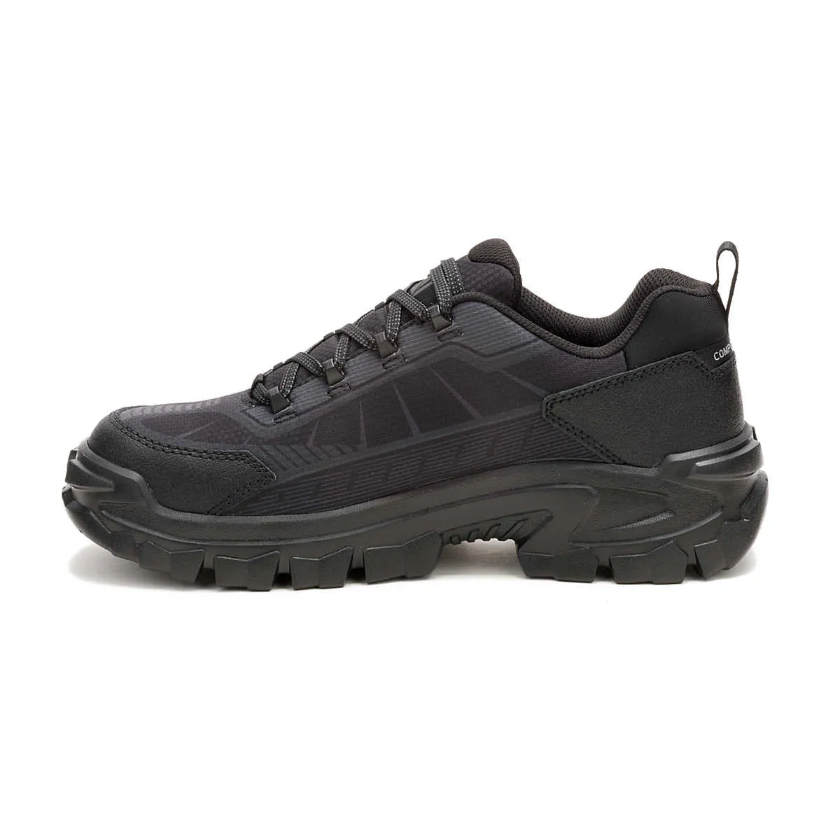Cat Men's Invader Sport Lo Composite Toe Mesh Work Shoe - Black - P91766