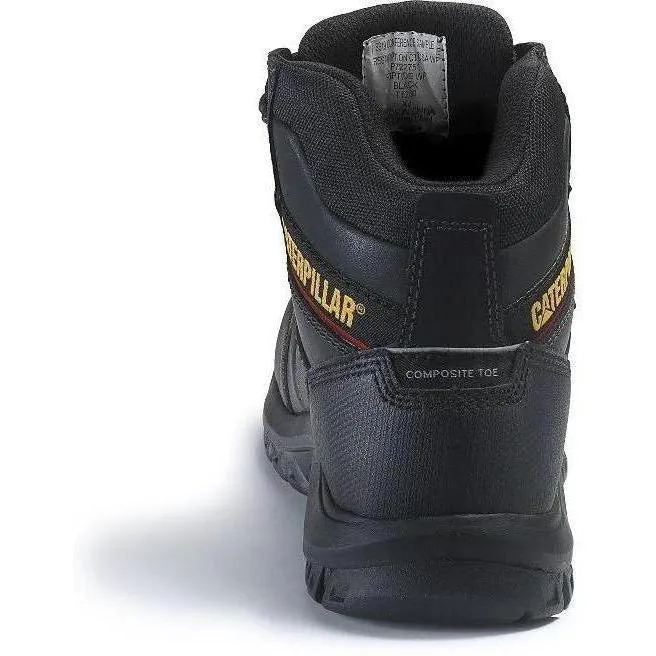 CAT Men's Resorption Waterproof Composite Toe Work Boot - Black - P90976