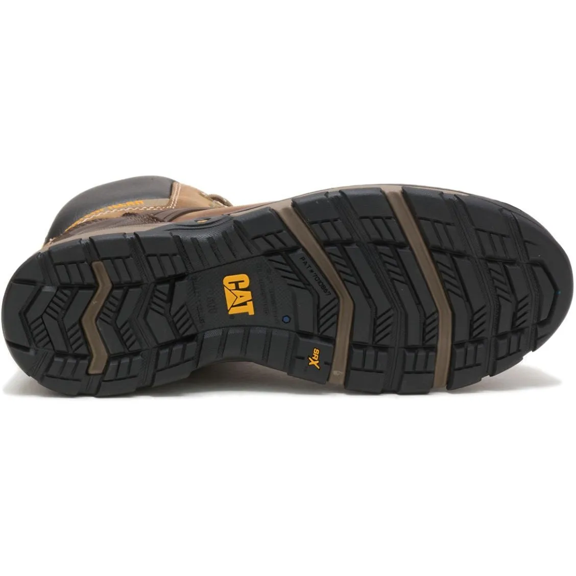 CAT Men's Superlite Waterproof Carbon Composite Toe Work Boot - Dark Biege - P91218