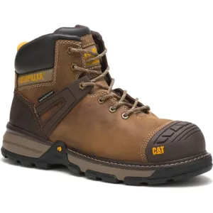 CAT Men's Superlite Waterproof Carbon Composite Toe Work Boot - Dark Biege - P91218