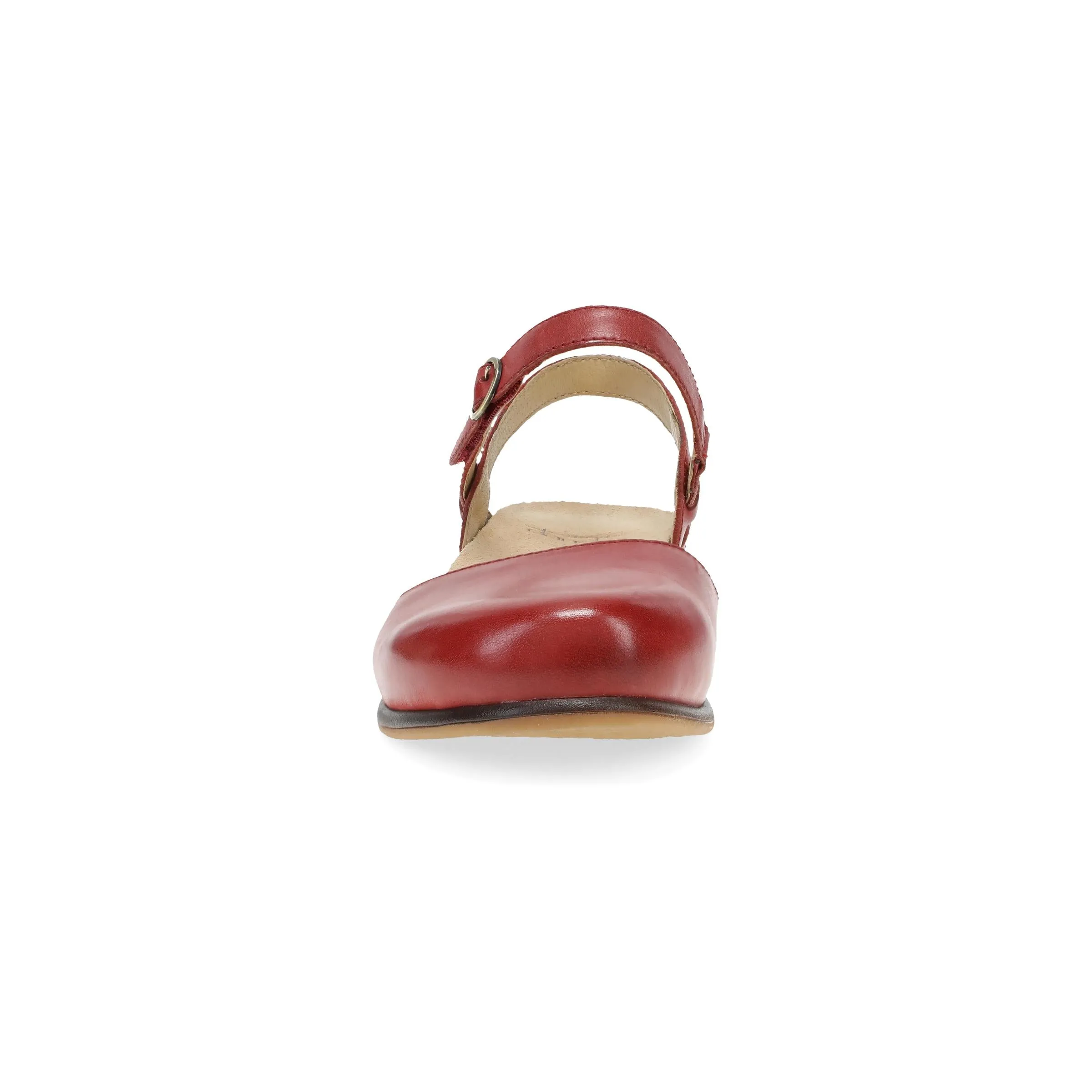 Christine Red Burnished Nappa Dansko