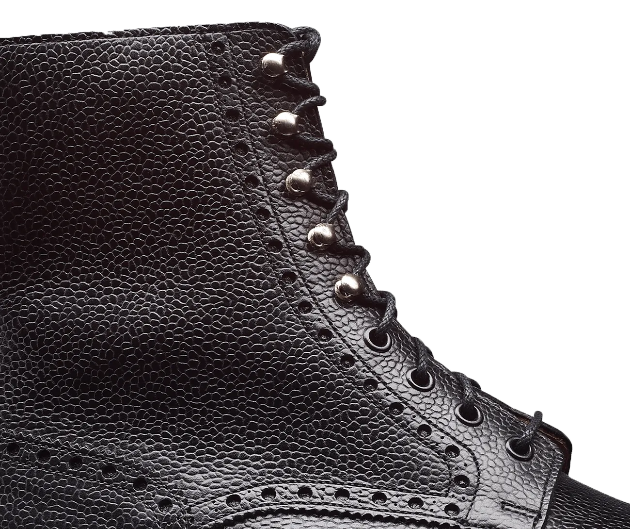Crockett & Jones Islay Black Scotch Grain