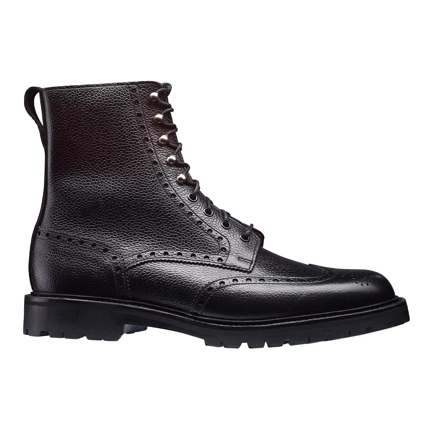 Crockett & Jones Islay Black Scotch Grain