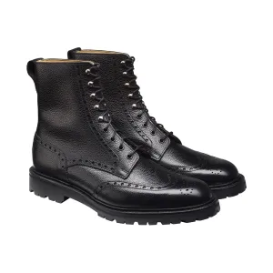 Crockett & Jones Islay Black Scotch Grain