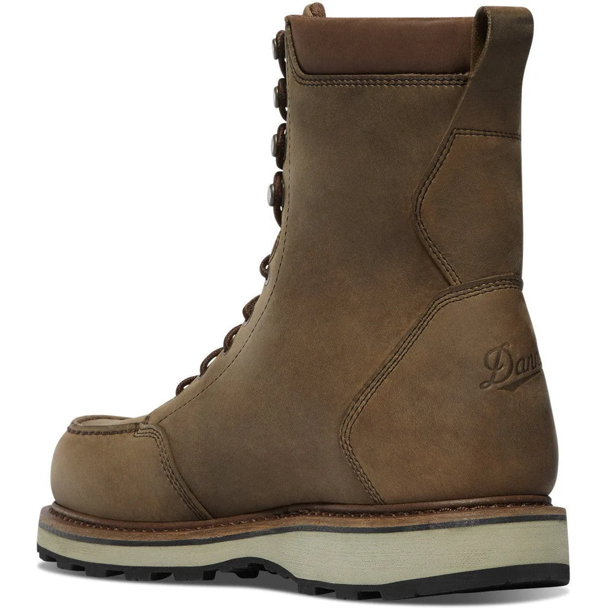 Danner Men's Cedar River 8" Moc Toe Waterproof Hunt Work Boot -Brown- 14304