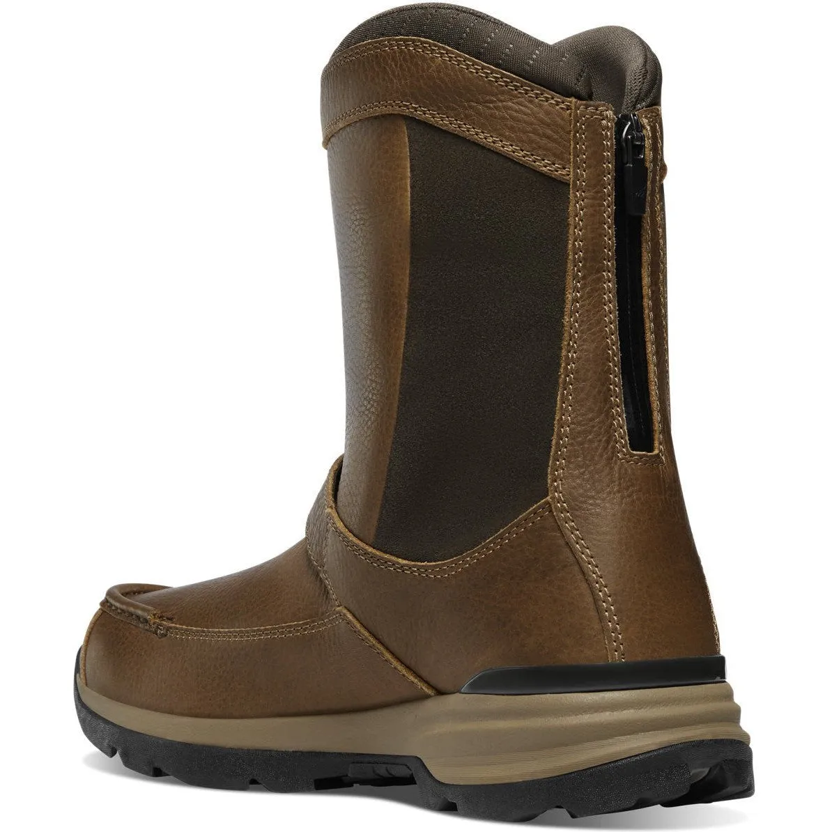 Danner Men's Recurve 10" Moc Toe Waterproof Rear Zip Hunt Boot -Brown- 47631