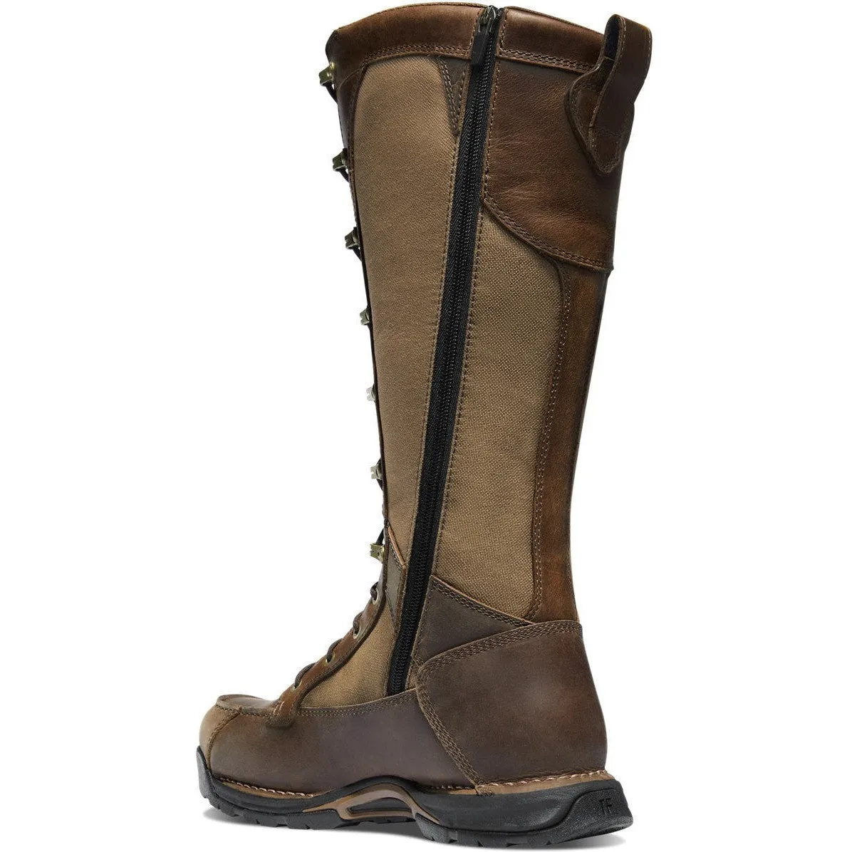 Danner Men's Sharptail 17" Side Zipper Snake Hunt Boot -Brown- 45041