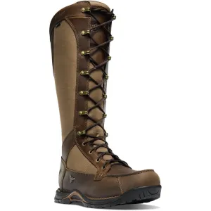 Danner Men's Sharptail 17" Side Zipper Snake Hunt Boot -Brown- 45041