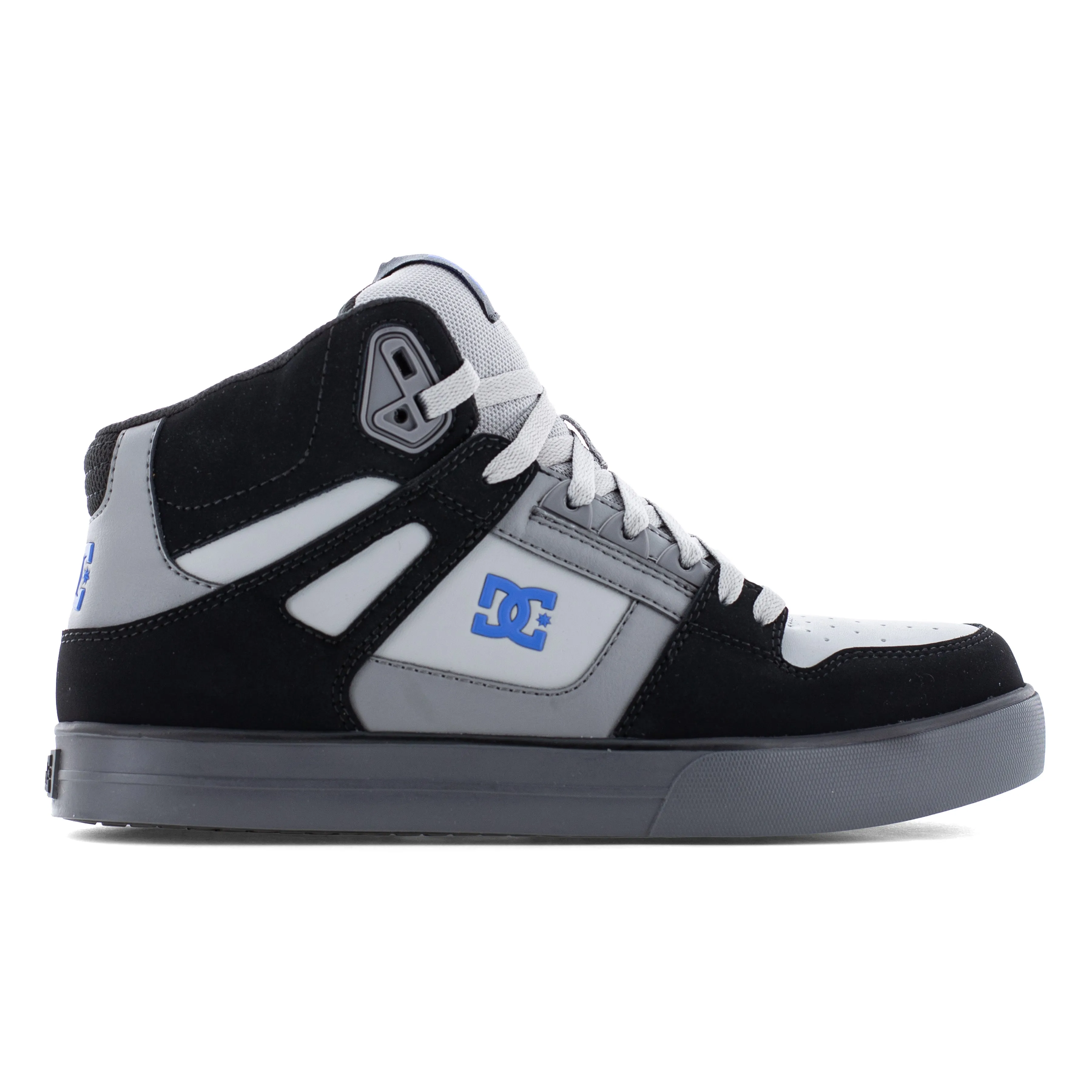 DC Men's Pure Composite Toe High-Top Work Shoe - Black - DC60205