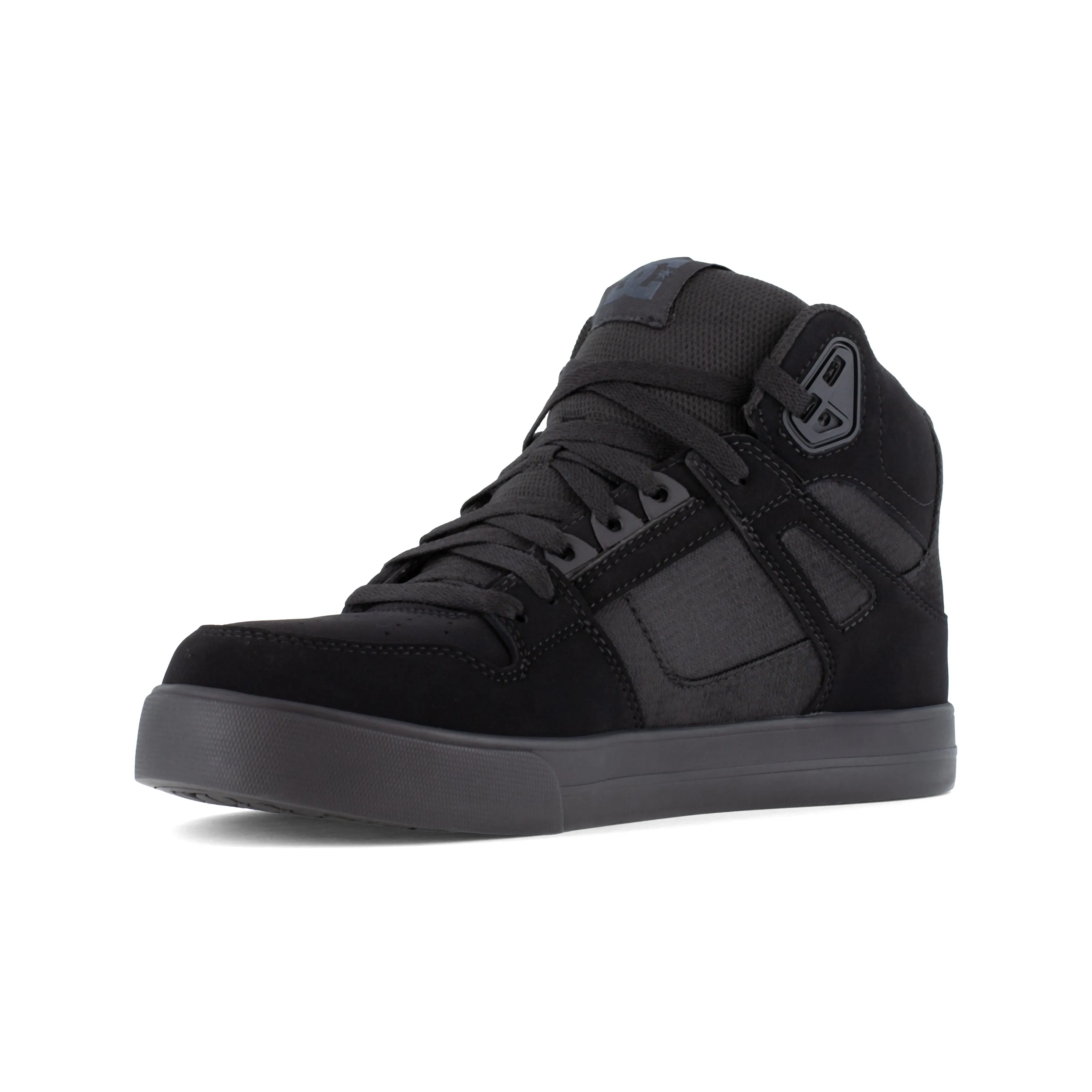 DC Men's Pure Composite Toe High-Top Work Shoe - Black - DC60206