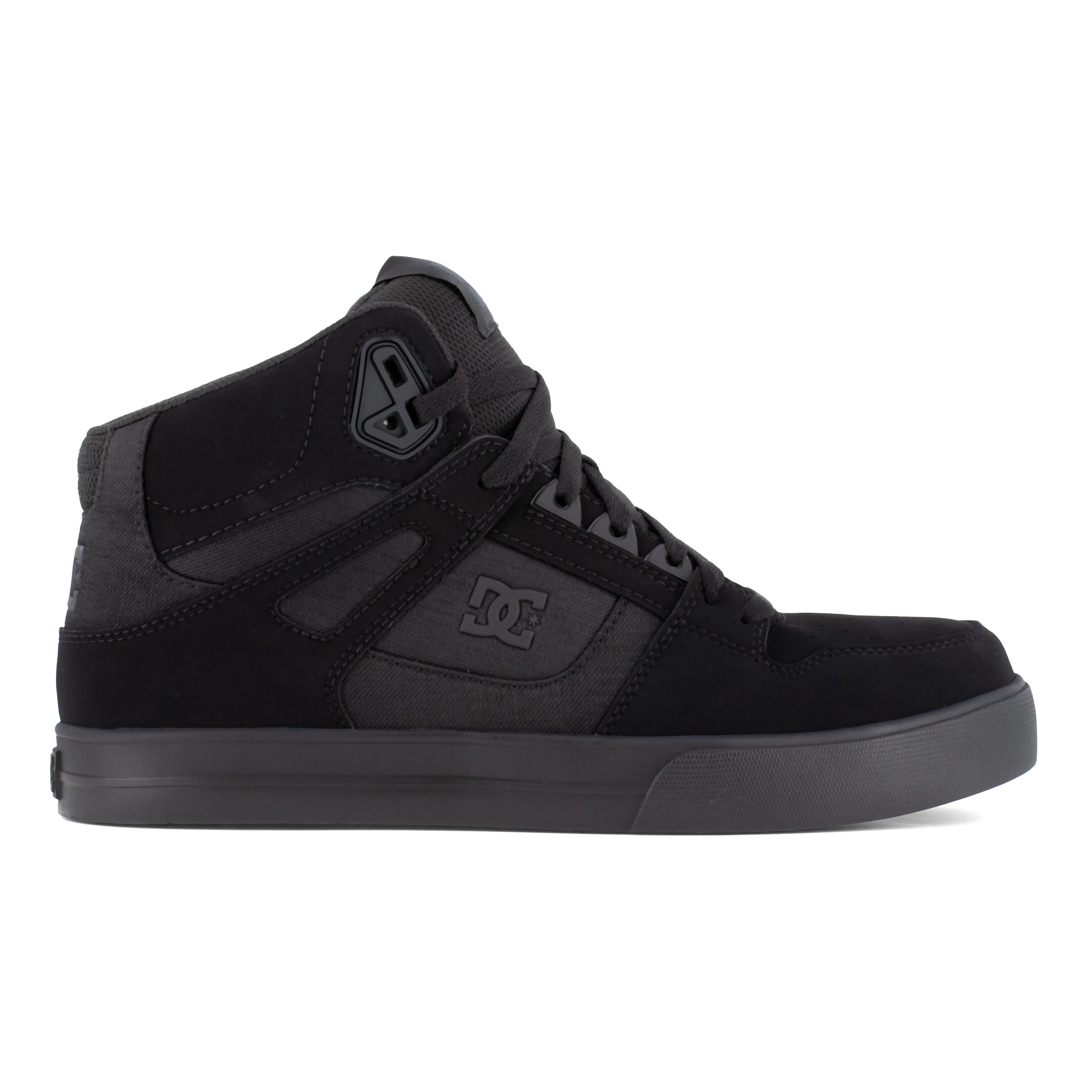 DC Men's Pure Composite Toe High-Top Work Shoe - Black - DC60206