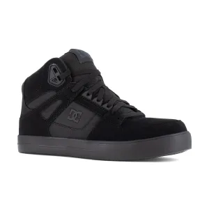 DC Men's Pure Composite Toe High-Top Work Shoe - Black - DC60206