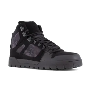 DC Men's Pure Composite Toe Waterproof High-Top Work Shoe - Black - DC60603