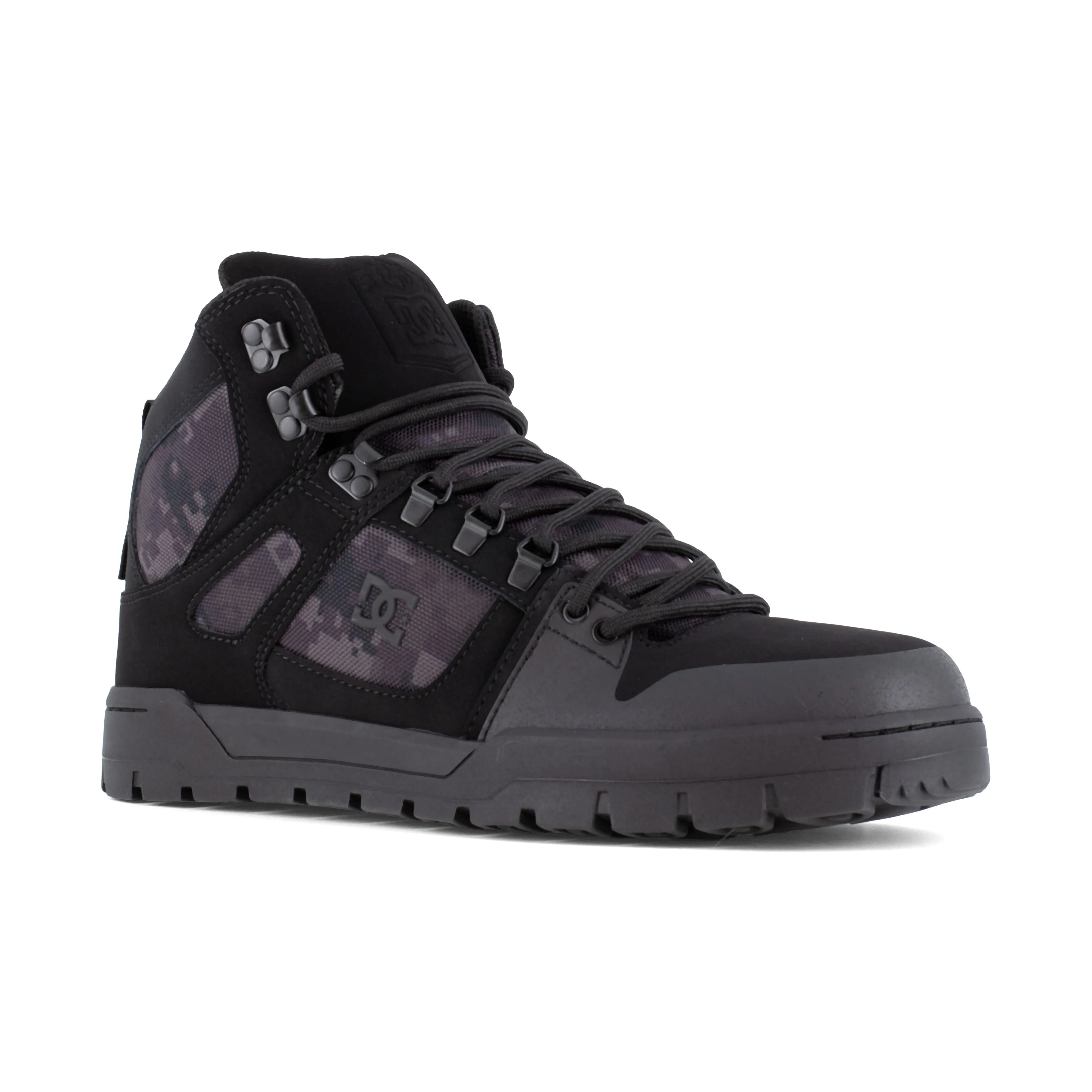 DC Men's Pure Composite Toe Waterproof High-Top Work Shoe - Black - DC60603