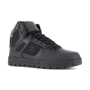 DC Men's Pure Composite Toe Waterproof High-Top Work Shoe - Black - DC60604