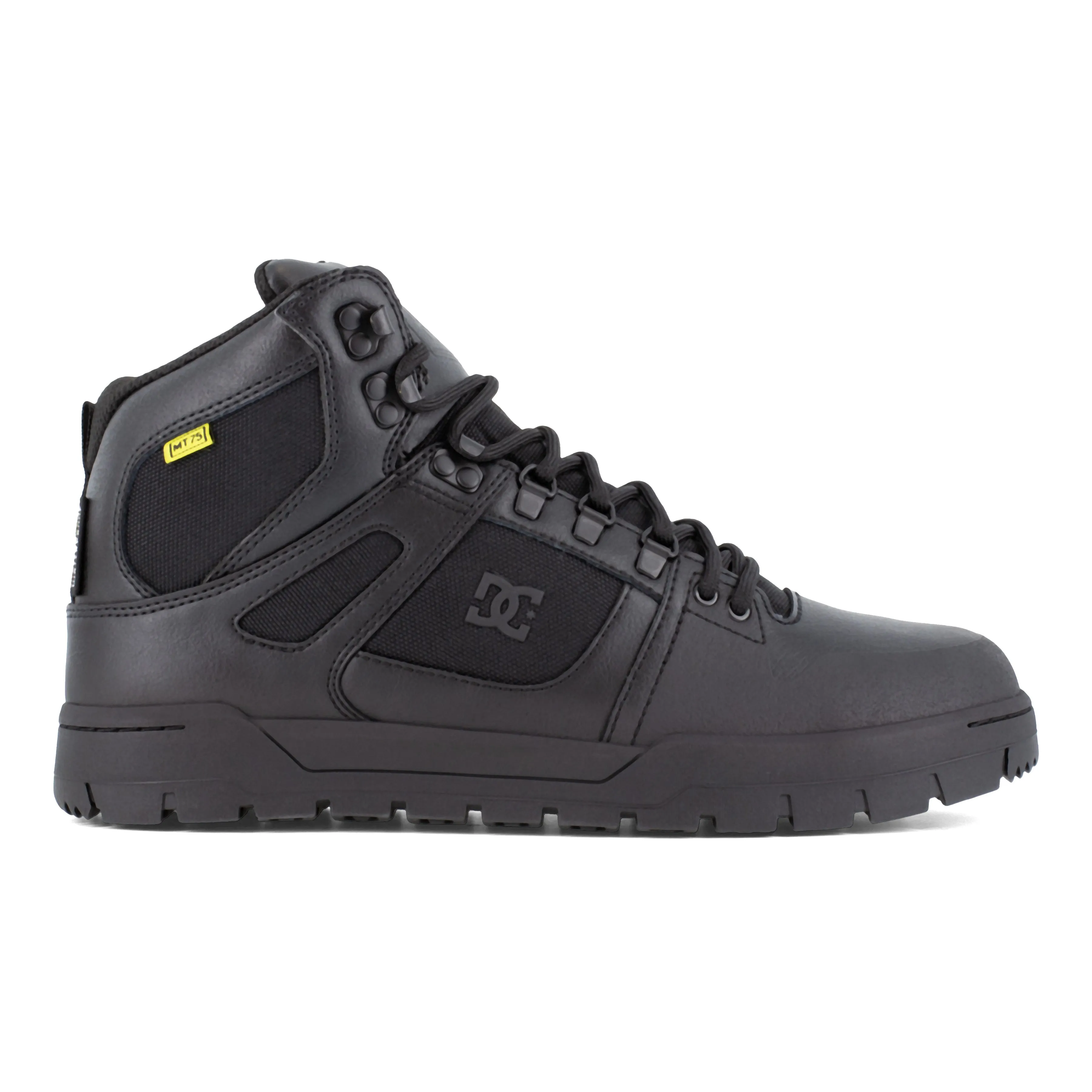 DC Men's Pure Composite Toe Waterproof High-Top Work Shoe - Black - DC60604