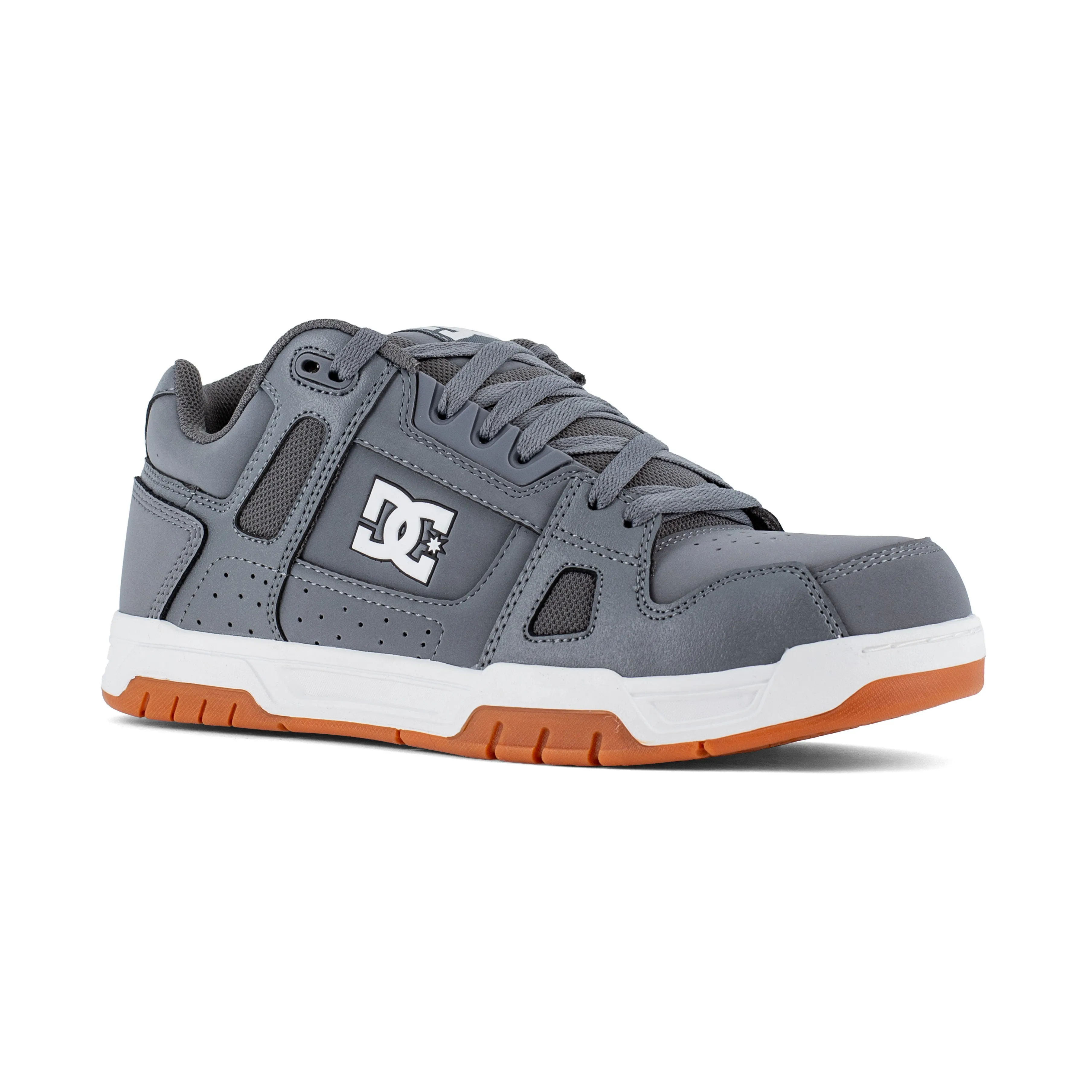 DC Men's Stag Composite Toe Slip Resistant Work Shoe - Gray - DC60502