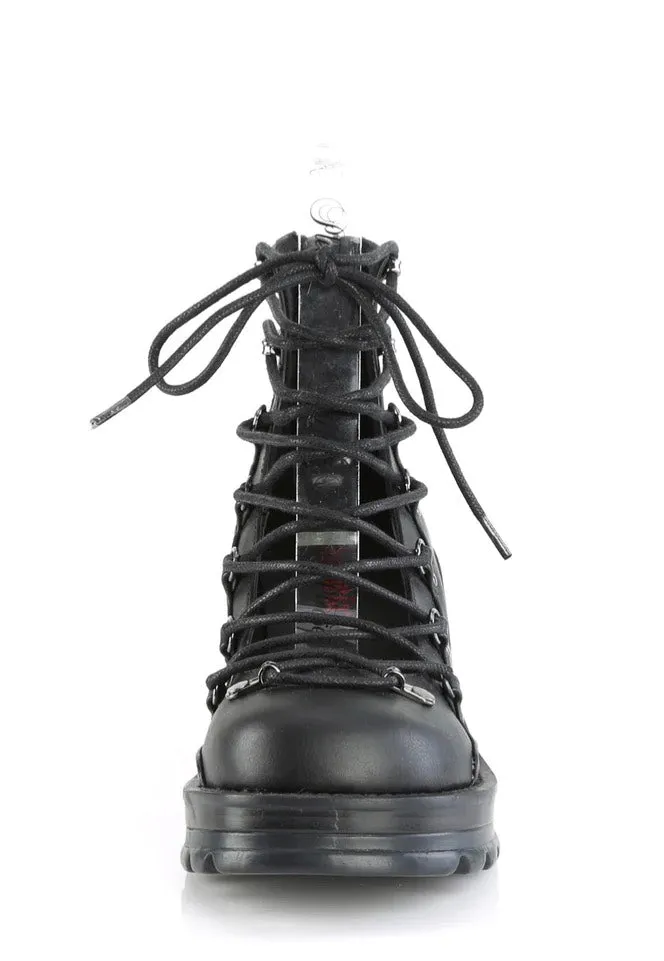 DemoniaCult - Bratty 32 Black - Heels