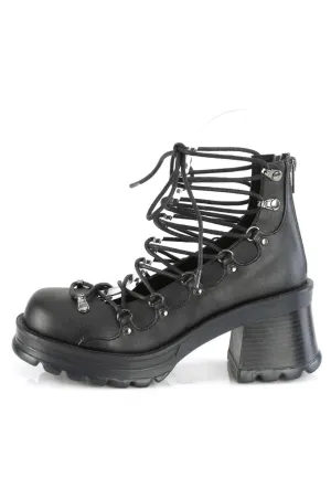 DemoniaCult - Bratty 32 Black - Heels