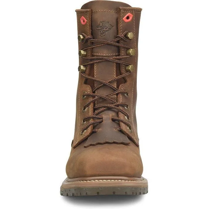 Double H Men's Dailor 8" Wide Square Composite Toe Western Work Boot Brown - PH5012